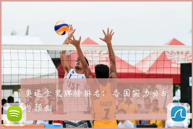 奥运会奖牌榜排名:各国实力分析与预测