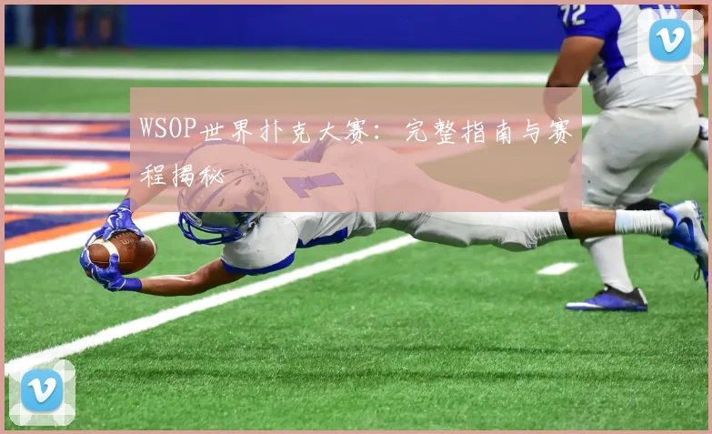 WSOP世界扑克大赛：完整指南与赛程揭秘